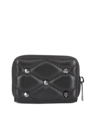 The Kooples - Quilted Leather Zip Wallet