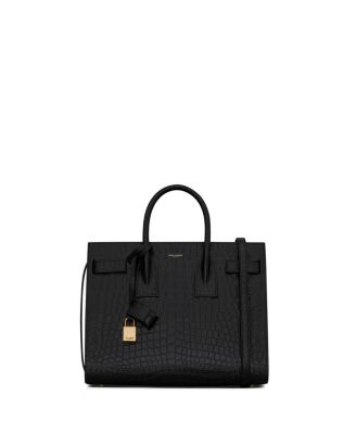 SAINT LAURENT - Sac De Jour Small in Crocodile Embossed Leather