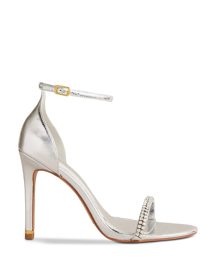 Ted Baker Women's Helenni Crystal Embellished Ankle Strap High Heel ...