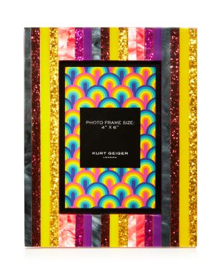 KURT GEIGER LONDON - WONKA x KURT GEIGER LONDON Striped Photo Frame, 4" x 6" - 100% Exclusive
