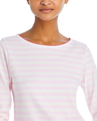 Ellie Striped Cotton Holiday Pajama Set