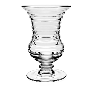 William Yeoward Crystal Ripples 11 Footed Flower Vase In Clear