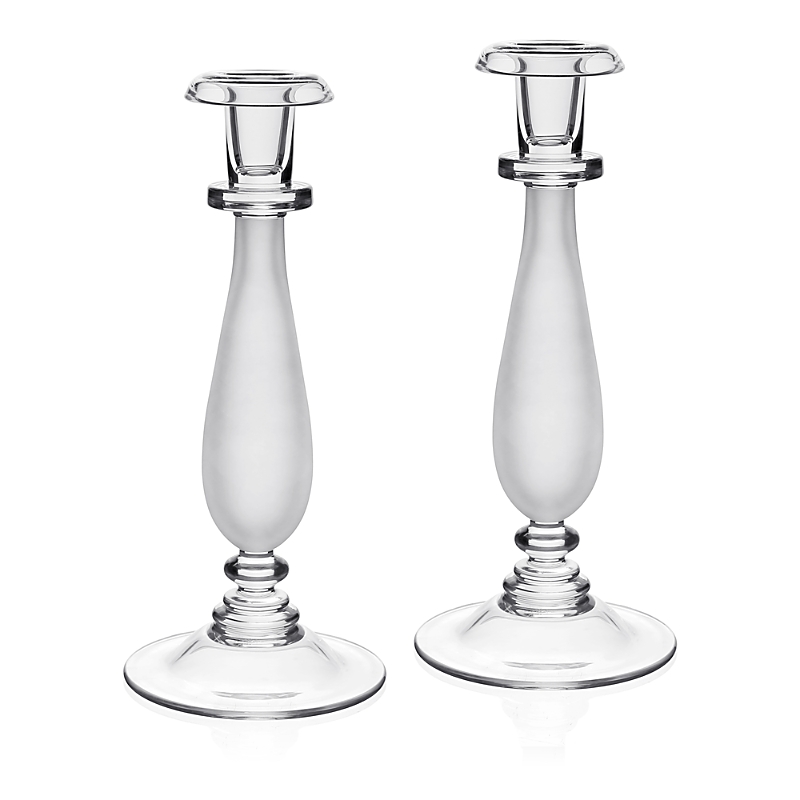 William Yeoward Crystal Astrid Candlesticks, Set Of 2 In Clear