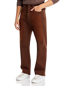Winnie New York - Paneled Bootcut Jeans in Brown