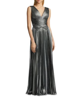 Zac Posen - Pleated Metallic Gown