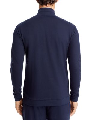 Ease Cotton Logo Print Full Zip Jacket