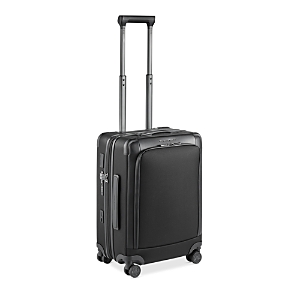 Bric's Porsche Roadster Nylon 21 Spinner Suitcase In Black