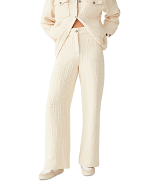 Ba&sh Gona Straight-leg Trousers In Off White