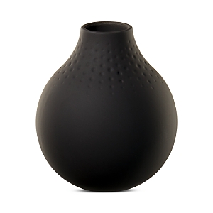 Villeroy & Boch Collier Noir Vase Perle No. 3 In Black