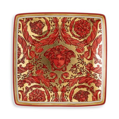Versace Medusa Garland Canape Square Dish