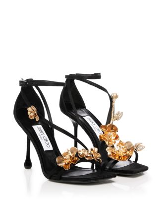 セール★Jimmy Choo★AVENUE AVENUE WEDGE 110 | Biscuit Nappa Leather Wedge Mules