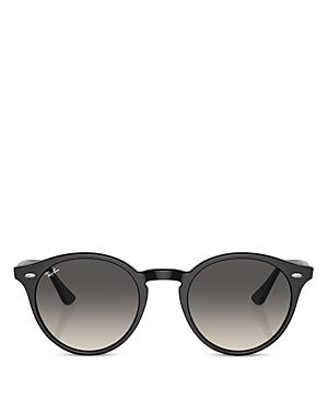 Ray Ban Ray-ban Round Sunglasses, 49mm In Black/gray Gradient