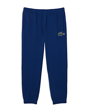 LACOSTE COTTON CROC PATCH RELAXED FIT TRACK PANTS