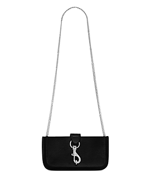 Shop Rebecca Minkoff Chain Phone Crossbody In Black