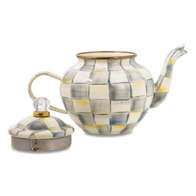 Sterling Check 4 Cup Teapot