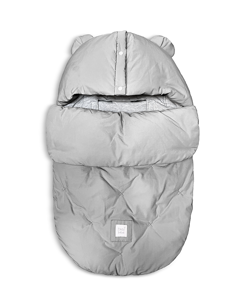 7am Enfant Bebepod Infant Footmuff In Gray