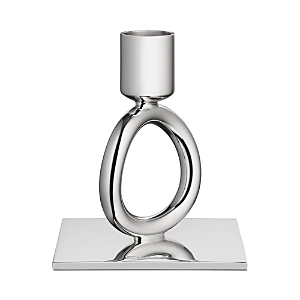 Christofle Vertigo Silverplated One Ring Candleholder