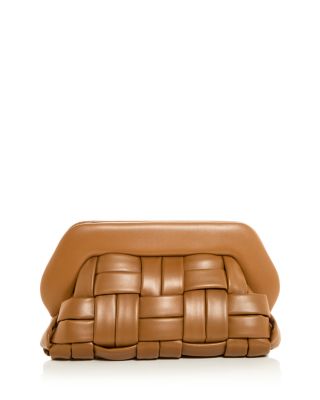 THEMOIRe Bios Flat Woven Convertible Clutch