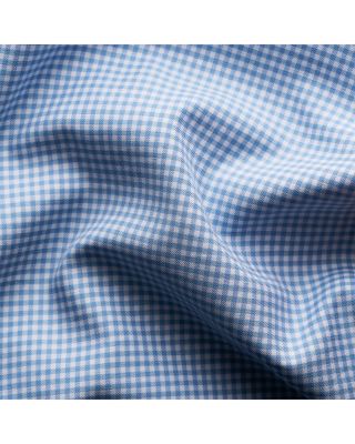 Contemporary Fit Micro Check Textured Cotton-Tencel&reg; Dress Shirt