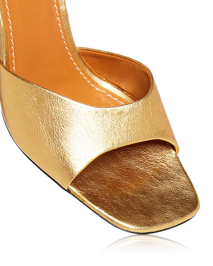 Shop Staud Women's Sloane High Heel Sandals In Gold