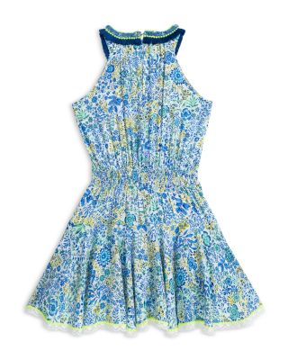 Girls' Agathe Sleeveless V Neck Mini Dress - Little Kid, Big Kid