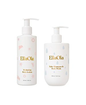 Ellaola Kids'  Unisex The Lotion & Shampoo Duo 2 Pieces - Baby In White