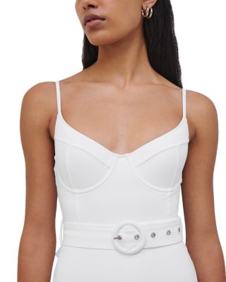 Noa Belted Bustier One Piece Swimsuit