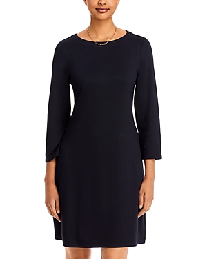 Tommy Bahama Darcy Three-quarter Sleeve Minidress In Black