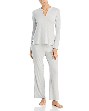 Natori Feathers Essentials Cami Pajama Set In Ht Pebblestone