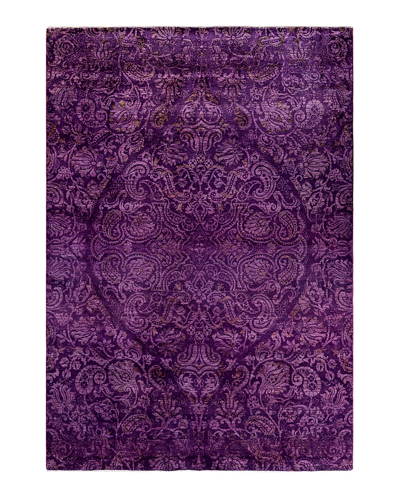 Bloomingdale's Fine Vibrance M1695 Area Rug, 6' X 8'9 In Purple