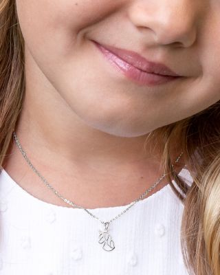  Children's 14K Gold Unicorn Dreams Girls' 12-14" Necklace