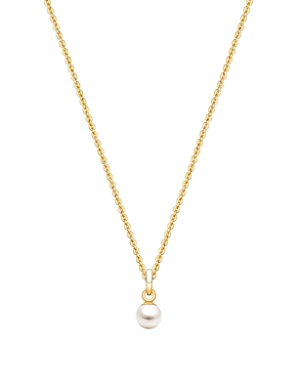 Tiny Blessings Girls' 14k Gold My Little Cultured Pearl 13-14 Necklace - Baby, Little Kid, Big Kid In 14k Yellow Gold