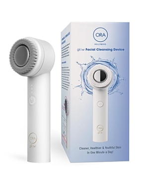 Ora Glow Facial Cleansing Brush Device (with Dual 3d Sonic & Ionic Deep Pore Cleansing)