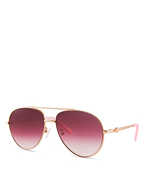 Lalita Aviator Sunglasses, 59mm