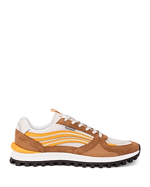 Ps By Paul Smith Men's Marino Lace Up Sneakers In Orange
