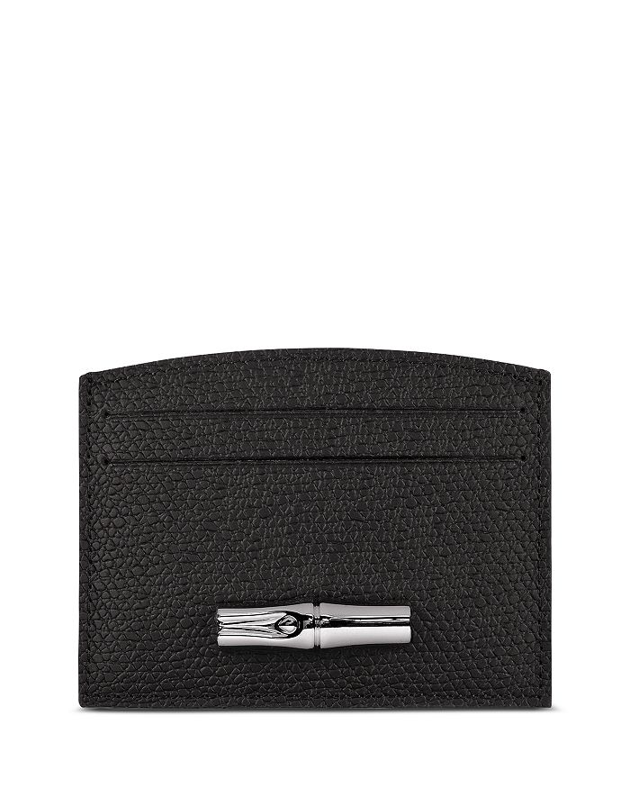 Longchamp Roseau Leather Card Holder | Bloomingdale's