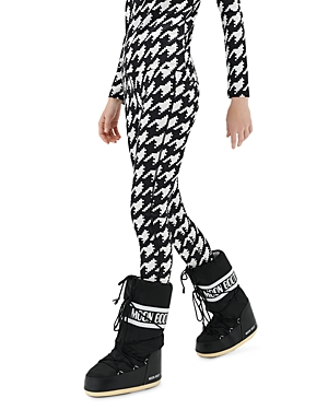 Shop Perfect Moment Thermal Ski Leggings In Houndstooth