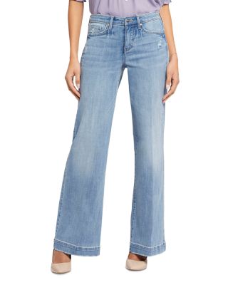NYDJ - Teresa Mid Rise Wide Leg Jeans in Lakefront