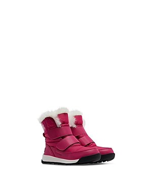 Sorel Unisex Whitney Ii Faux Fur Waterproof Cold Weather Boots - Toddler, Little Kid In Cactus Pink