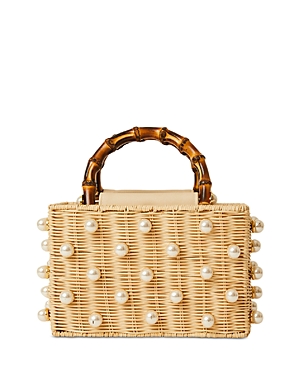 Btb Los Angeles Chloe Small Rattan Bag