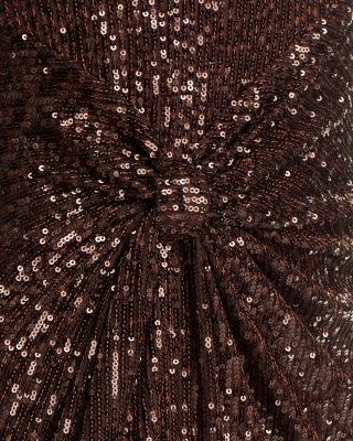 Sequined One Shoulder Gown