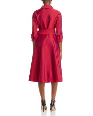 Taffeta Shirt Dress