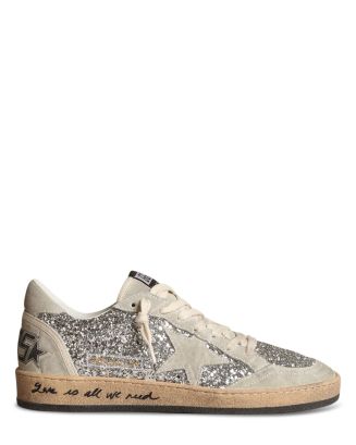 Golden Goose Women's Ball Star Glitter Low Top Sneakers