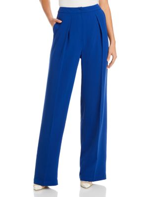 Misook - Twill Chiffon Tailored Pants