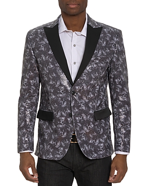 ROBERT GRAHAM CALO TAILORED FIT SEQUINED PRINTED BLAZER