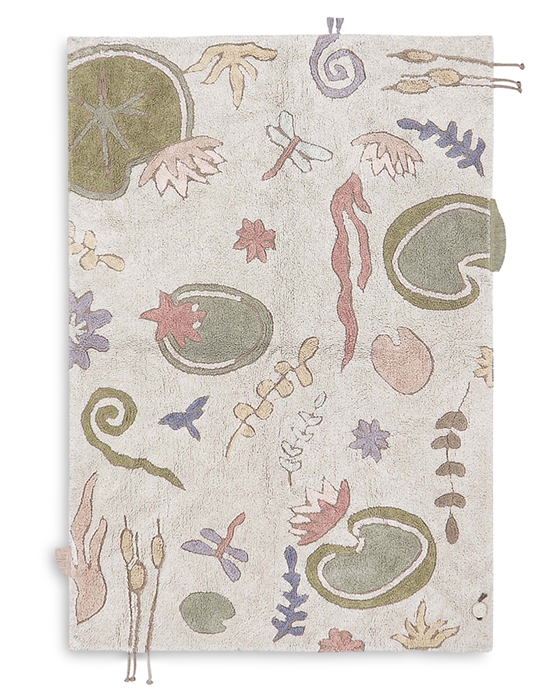 Lorena Canals Washable Play Rug Botanic Fantasy In Ivory/natural