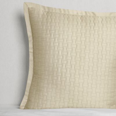 Sampietrini Quilted Sateen Euro Sham