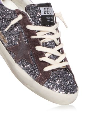 Women's Super-Star Glitter Low Top Sneakers