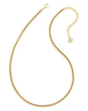 KENDRA SCOTT KINSLEY BRAIDED CHAIN LINK NECKLACE, 18-21