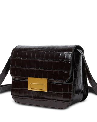 Desi Leather Flap Crossbody